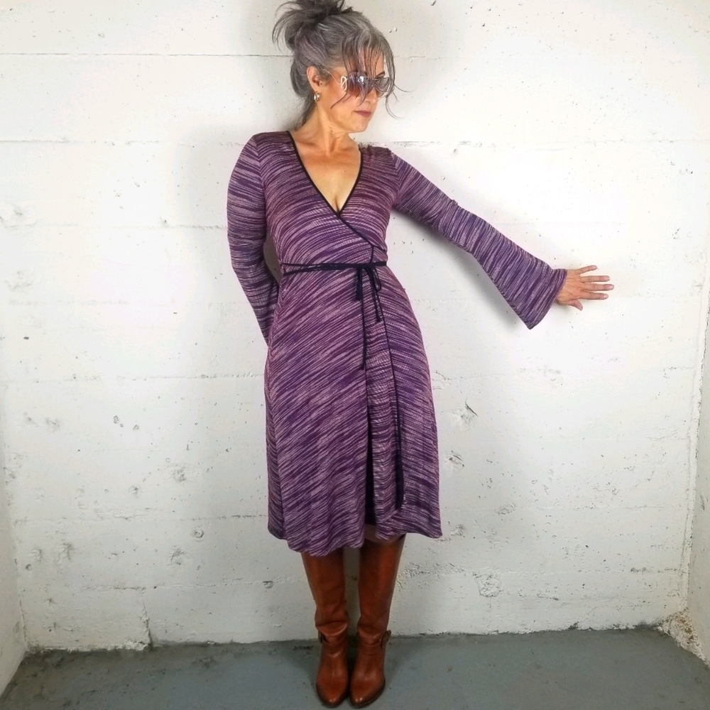 Sexy drapey stretchy Wrap Dress
